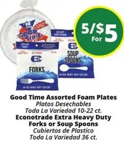 Rancho Markets Good Time Assorted Foam Plates offer