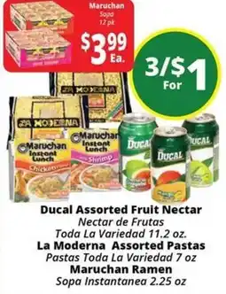 Rancho Markets Ducal Assorted Fruit Nectar offer
