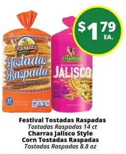 Rancho Markets Festival tostadas raspadas offer