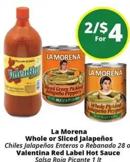 Rancho Markets La Morena Whole or Sliced Jalapeños offer
