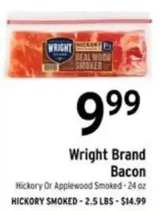 Brookshire's Wright Brand Bacon offer