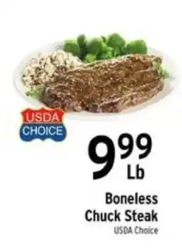 Brookshire's USDA Choice Boneless Chuck Steak offer