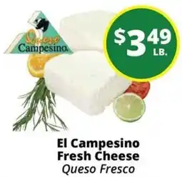 Rancho Markets El Campesino fresh cheese offer