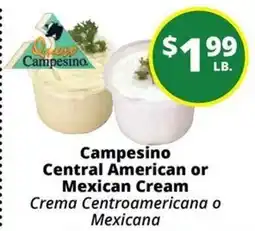 Rancho Markets Campesino Central American or Mexican Cream offer
