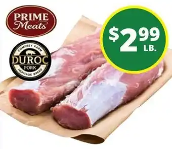 Rancho Markets Prime Meats Duroc Pork offer
