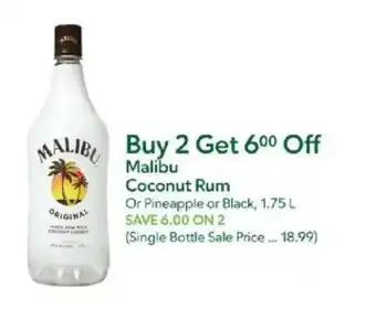 Publix Malibu Coconut Rum offer