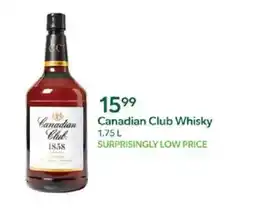 Publix Canadian Club Whisky offer