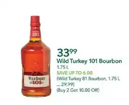 Publix Wild Turkey 101 Bourbon offer