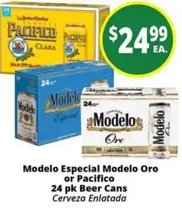 Rancho Markets Modelo Especial Modelo Oro or Pacifico offer