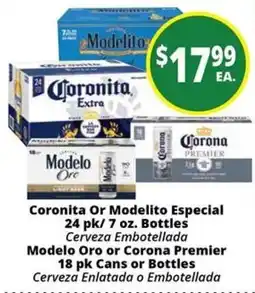 Rancho Markets Coronita Or Modelito Especial offer