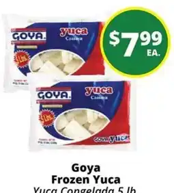 Rancho Markets Goya frozen yuca offer