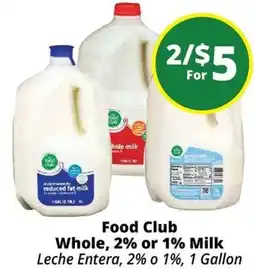 Rancho Markets Food Club Whole Milk offer