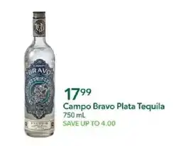 Publix Campo Bravo Plata Tequila offer
