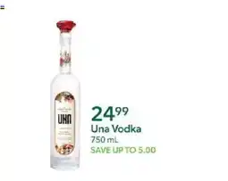 Publix Una Vodka offer
