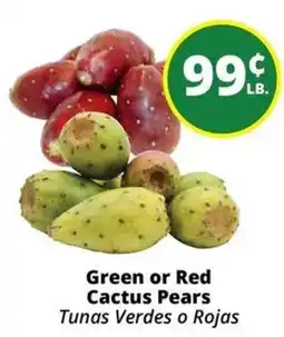 Rancho Markets Green or Red Cactus Pears offer