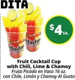 Rancho Markets Dita fruit cocktail cup offer