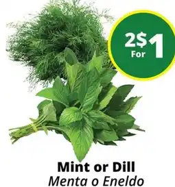 Rancho Markets Mint or Dill offer