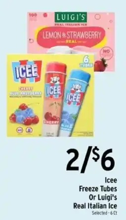 Brookshire's Icee Freeze Tubes Or Luigi's Real Italian Ice offer