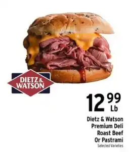Brookshire's Dietz & Watson Premium Deli Roast Beef Or Pastrami offer