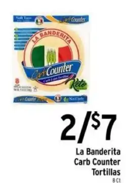 Brookshire's La Banderita Carb Counter Tortillas offer