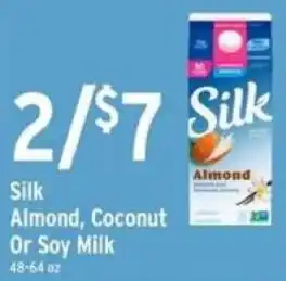 Silk Almond, Coconut Or Soy Milk