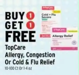 Brookshire's TopCare Allergy, Congestion Or Cold & Flu Relief offer