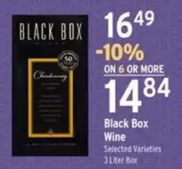 Brookshire's Black Box Wine offer