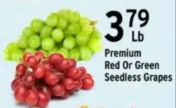 Brookshire's Premium Red Or Green Seedless Grapes offer