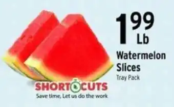 Brookshire's Shortcuts watermelon slices offer