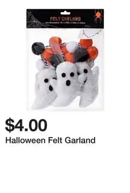 Five Below Halloween Felt Garland offer