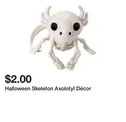 Five Below Halloween Skeleton Axolotyl Décor offer