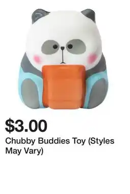 Five Below Chubby Buddies Toy (Styles May Vary) offer
