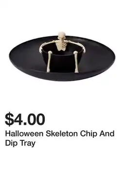 Five Below Halloween Skeleton Chip And Dip Tray offer