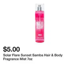 Five Below Solar Flare Sunset Samba Hair & Body Fragrance Mist 7oz offer