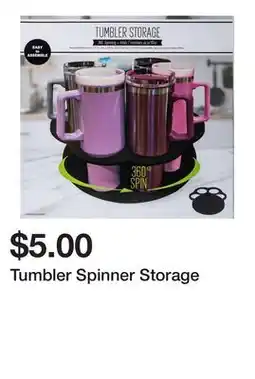 Five Below Tumbler Spinner Storage offer