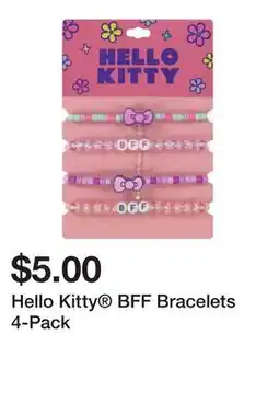 Five Below Hello Kitty BFF Bracelets 4-Pack offer