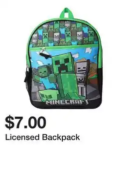 Five Below Licensed Backpack offer