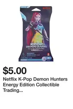 Five Below Netflix K-Pop Demon Hunters Energy Edition Collectible Trading Cards (Styles May Vary) offer