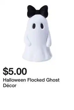 Five Below Halloween Flocked Ghost Décor offer