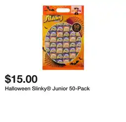 Five Below Halloween Slinky Junior 50-Pack offer