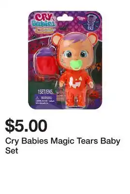 Five Below Cry Babies Magic Tears Baby Set offer