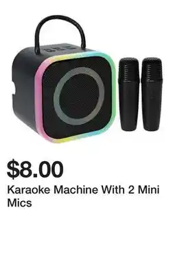 Five Below Karaoke Machine With 2 Mini Mics offer