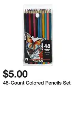 Five Below 48‑Count Colored Pencils Set offer