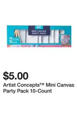 Five Below Artist Concepts Mini Canvas Party Pack 10-Count offer