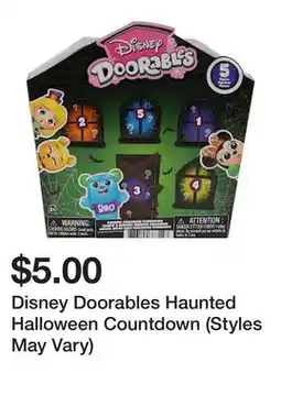 Five Below Disney Doorables Haunted Halloween Countdown (Styles May Vary) offer