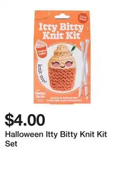 Five Below Halloween Itty Bitty Knit Kit Set offer