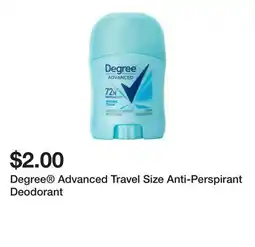 Five Below Degree Advanced Travel Size Anti-Perspirant Deodorant offer