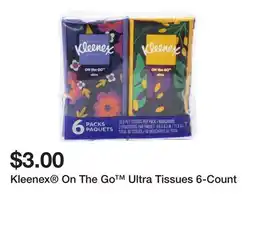 Five Below Kleenex On The Go Ultra Tissues 6-Count offer