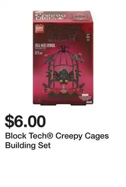 Five Below Block Tech Creepy Cages Building Set offer