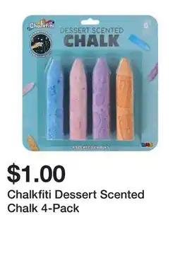 Five Below Chalkfiti Dessert Scented Chalk 4-Pack offer